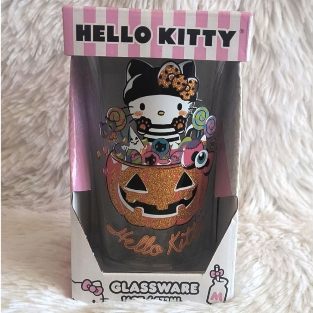 Hello Kitty Halloween Glass Cup